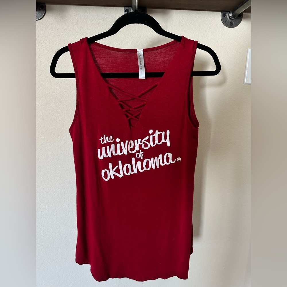 University of Oklahoma Women's Red Tank Top